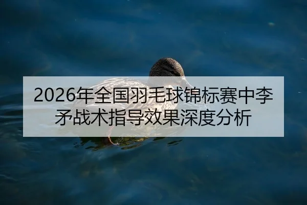 2026年全国羽毛球锦标赛中李矛战术指导效果深度分析